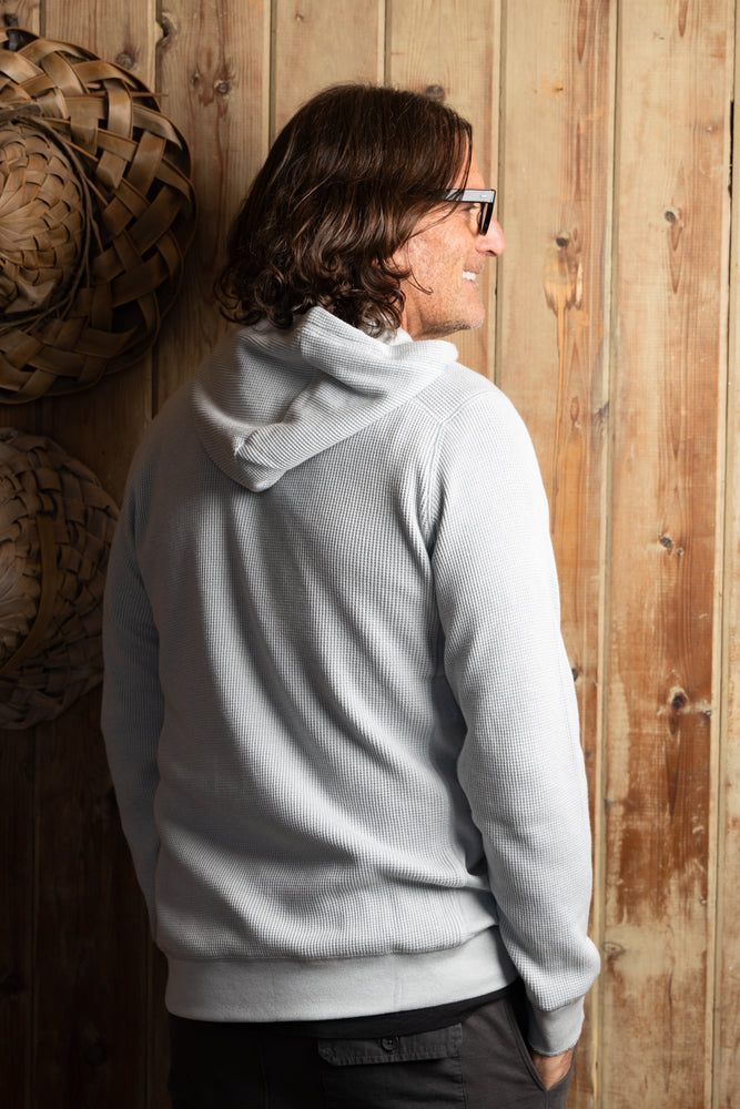 
                  
                    SANDRO WAFFLE HOODIE I Winter Sky
                  
                