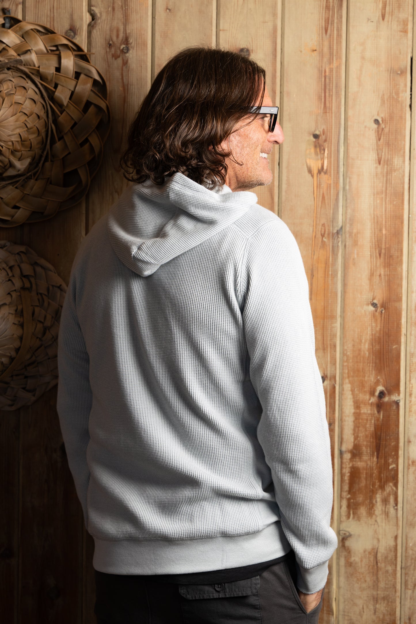 
                  
                    SANDRO WAFFLE HOODIE I Winter Sky
                  
                