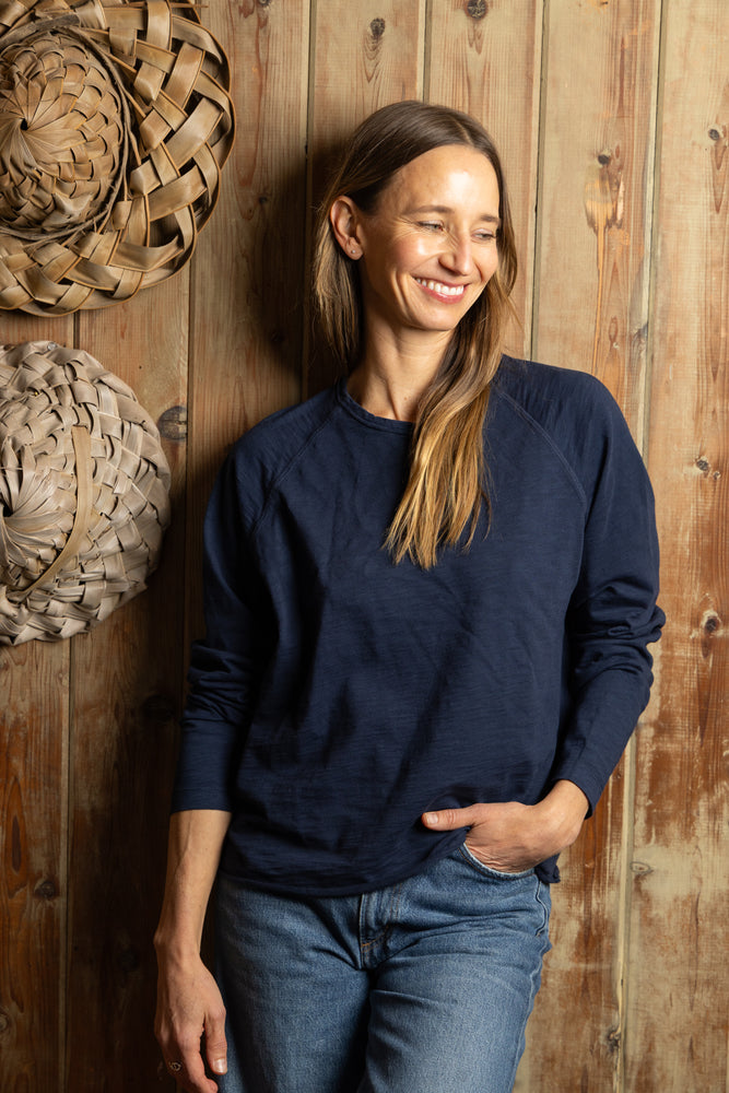 
                  
                    SID LADIES LONG SLEEVE RAGLAN T | Dark Indigo
                  
                