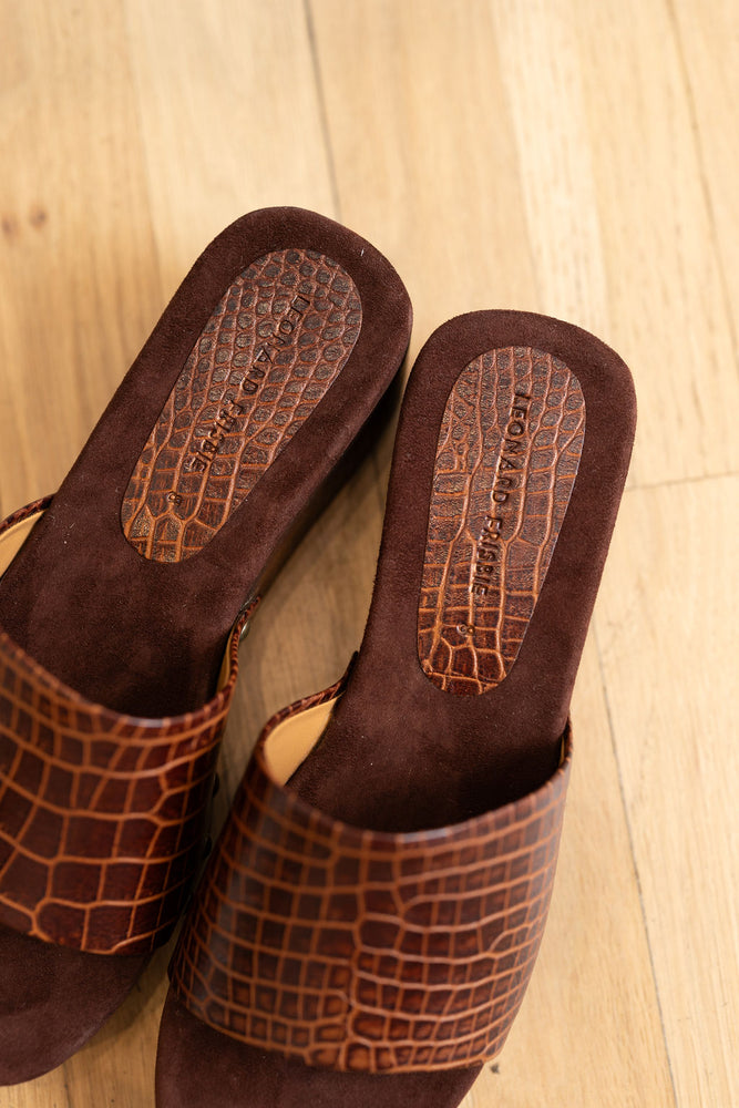 
                  
                    Slide I Brown Croc
                  
                