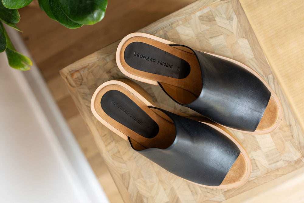 Open Toe Clog I Black