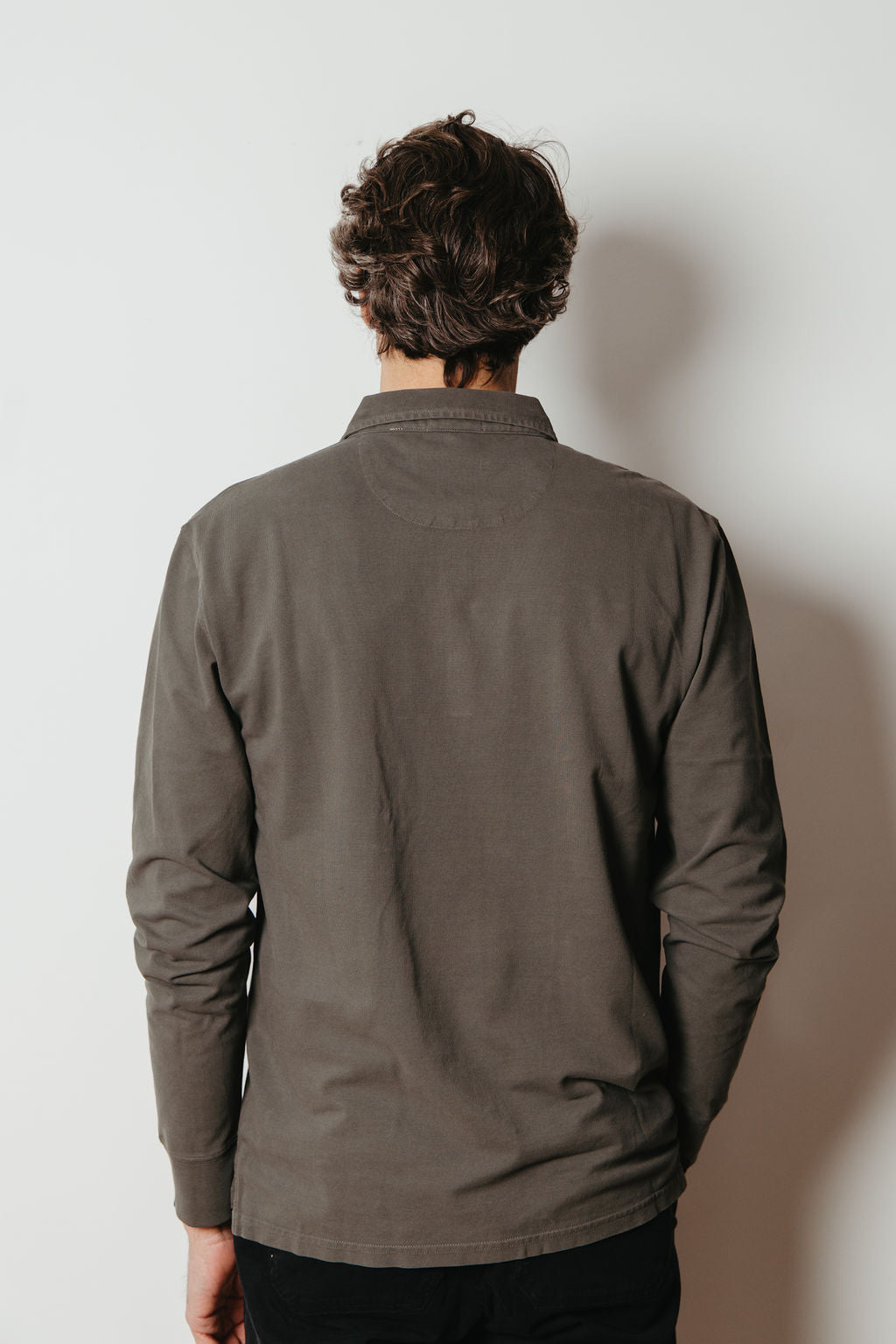 
                  
                    ROBERT LONG SLEEVE POLO | Kelp
                  
                