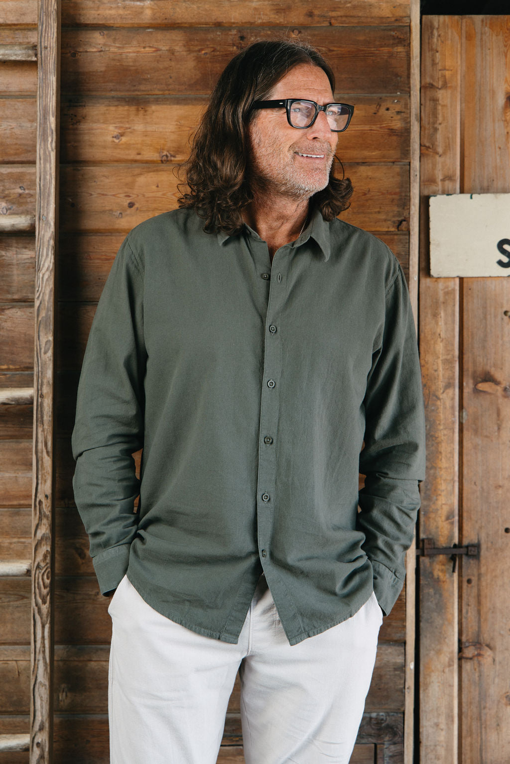 BILL BUTTON UP | Kelp – Leonard Frisbie