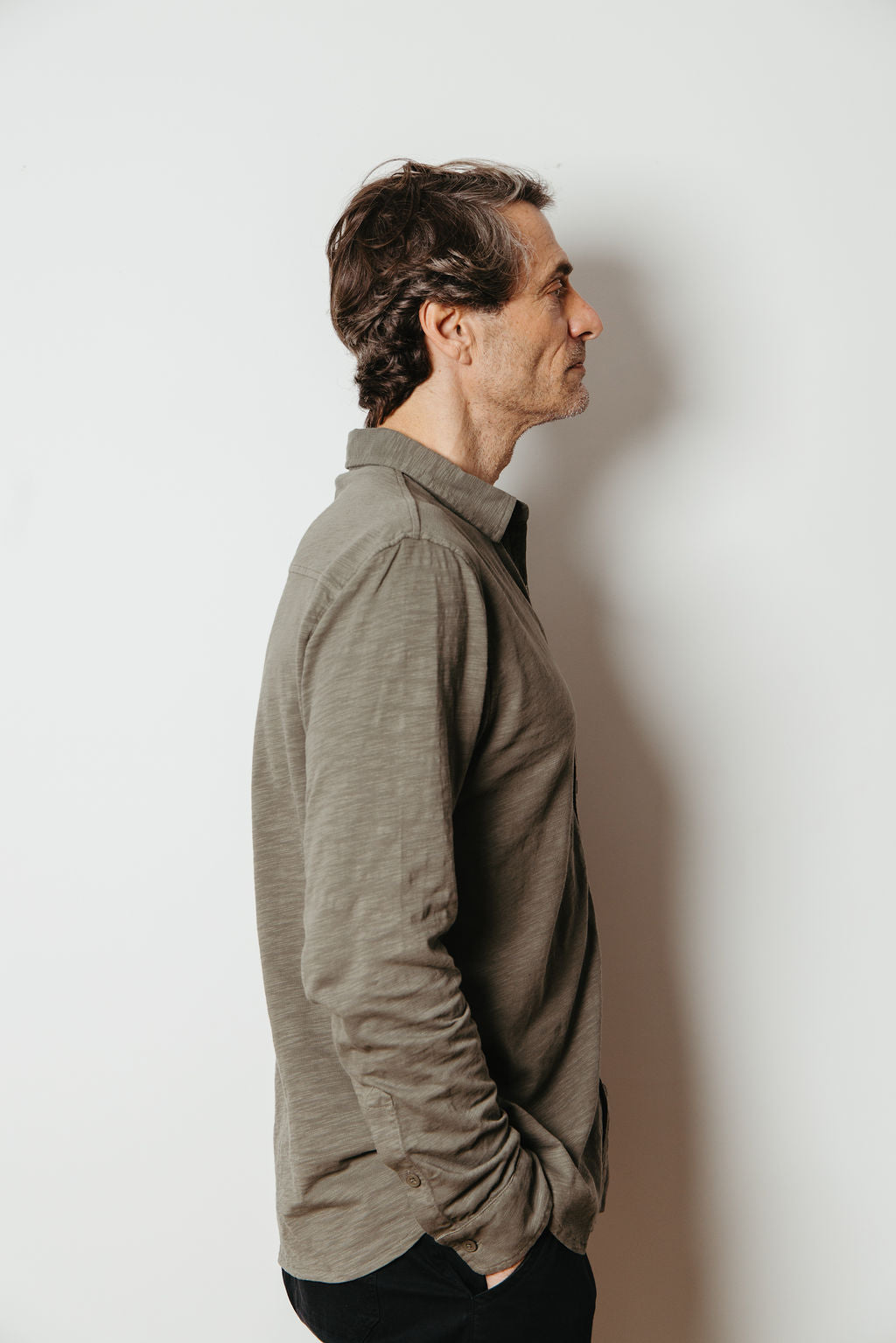 
                  
                    MIGUEL BUTTON UP | Olive
                  
                