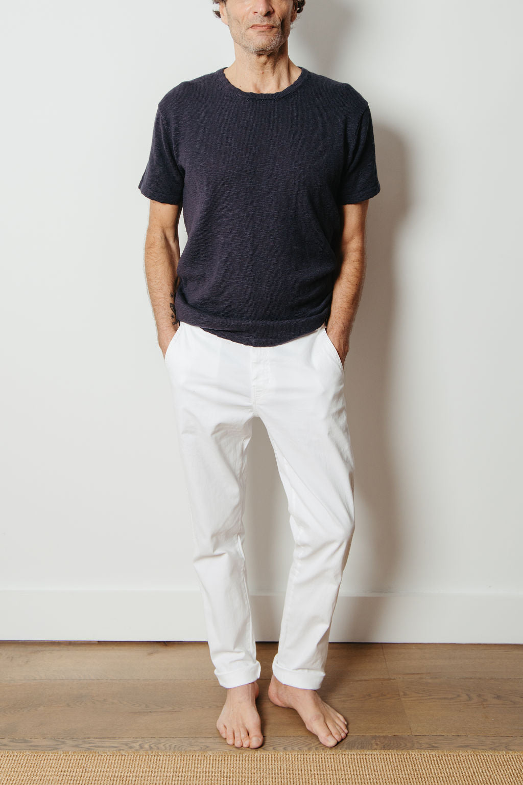 
                  
                    HENRY PANT DRILL | White
                  
                