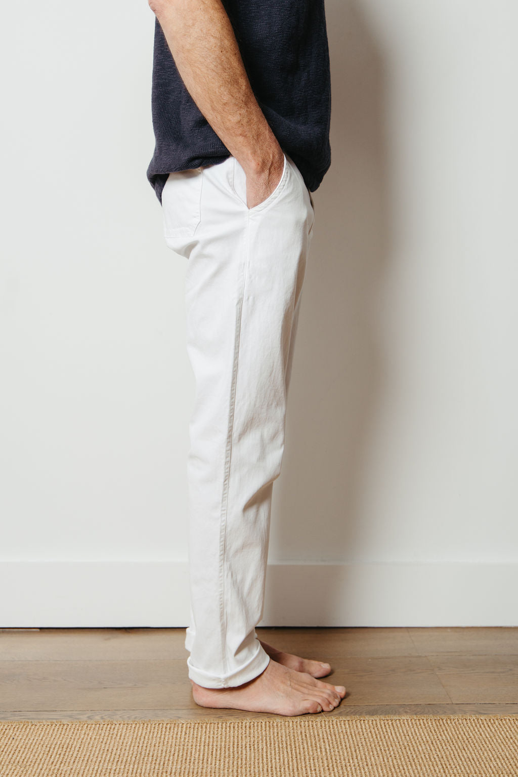 
                  
                    HENRY PANT DRILL | White
                  
                