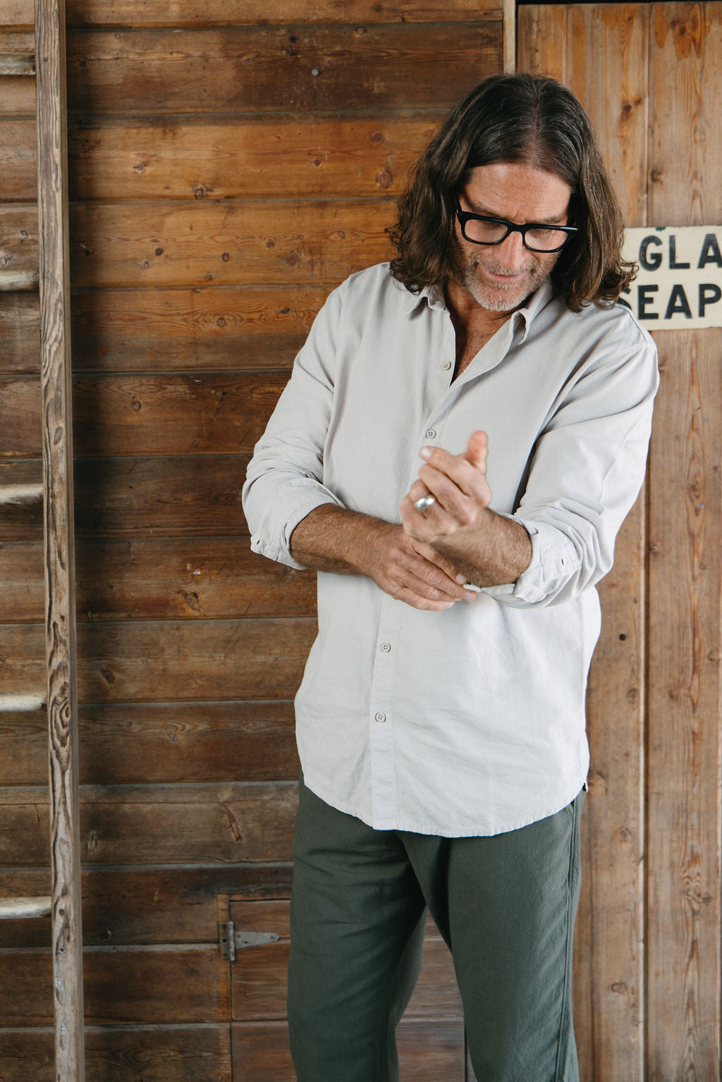 
                  
                    BILL BUTTON UP | Sand
                  
                