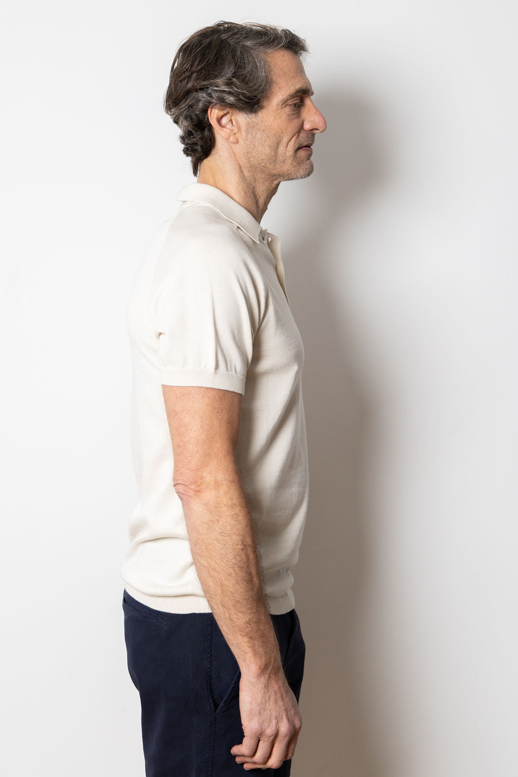 
                  
                    BROOKS POLO | Ecru
                  
                