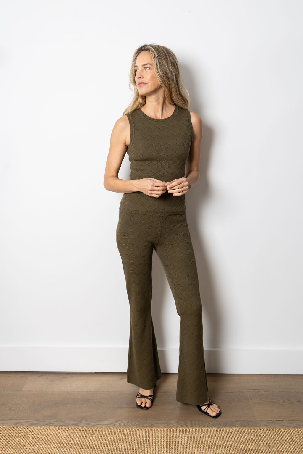 
                  
                    Masha Knit Tank | Olive
                  
                