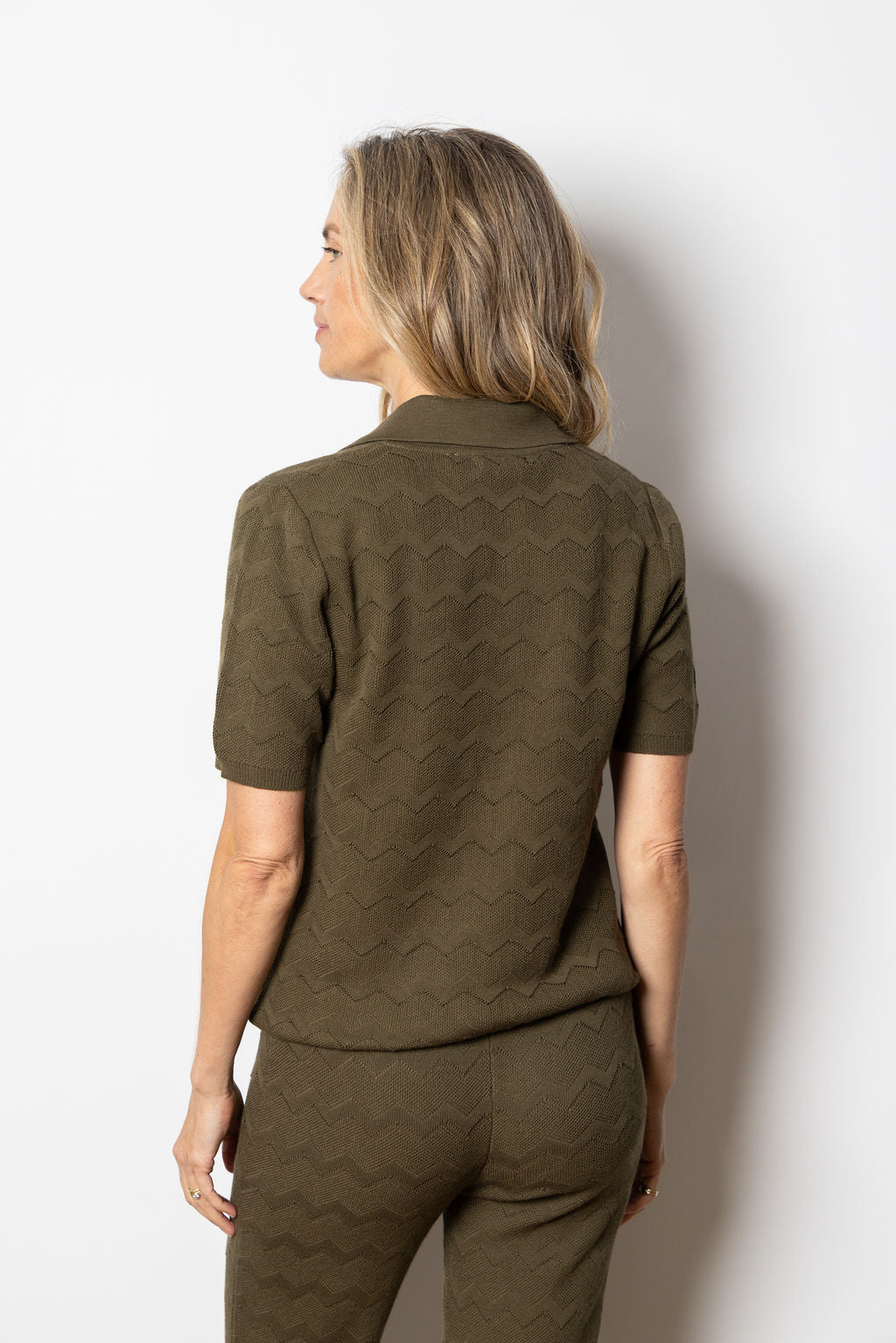 
                  
                    Alina Knit Shirt | Olive
                  
                