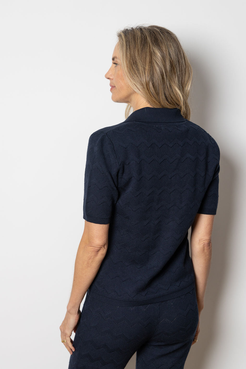 
                  
                    Alina Knit Shirt | Navy
                  
                