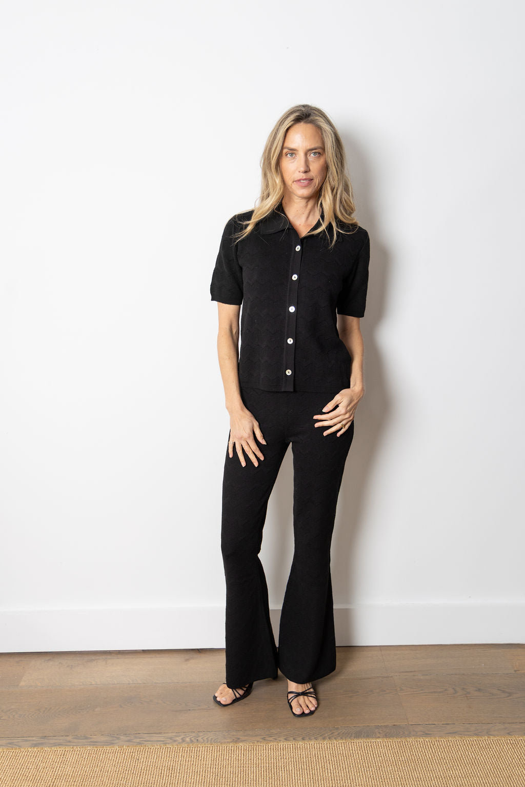 
                  
                    Alina Knit Shirt | Black
                  
                
