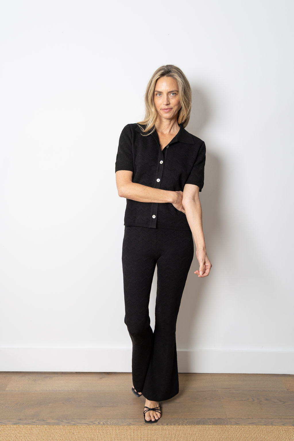 
                  
                    Alina Knit Shirt | Black
                  
                