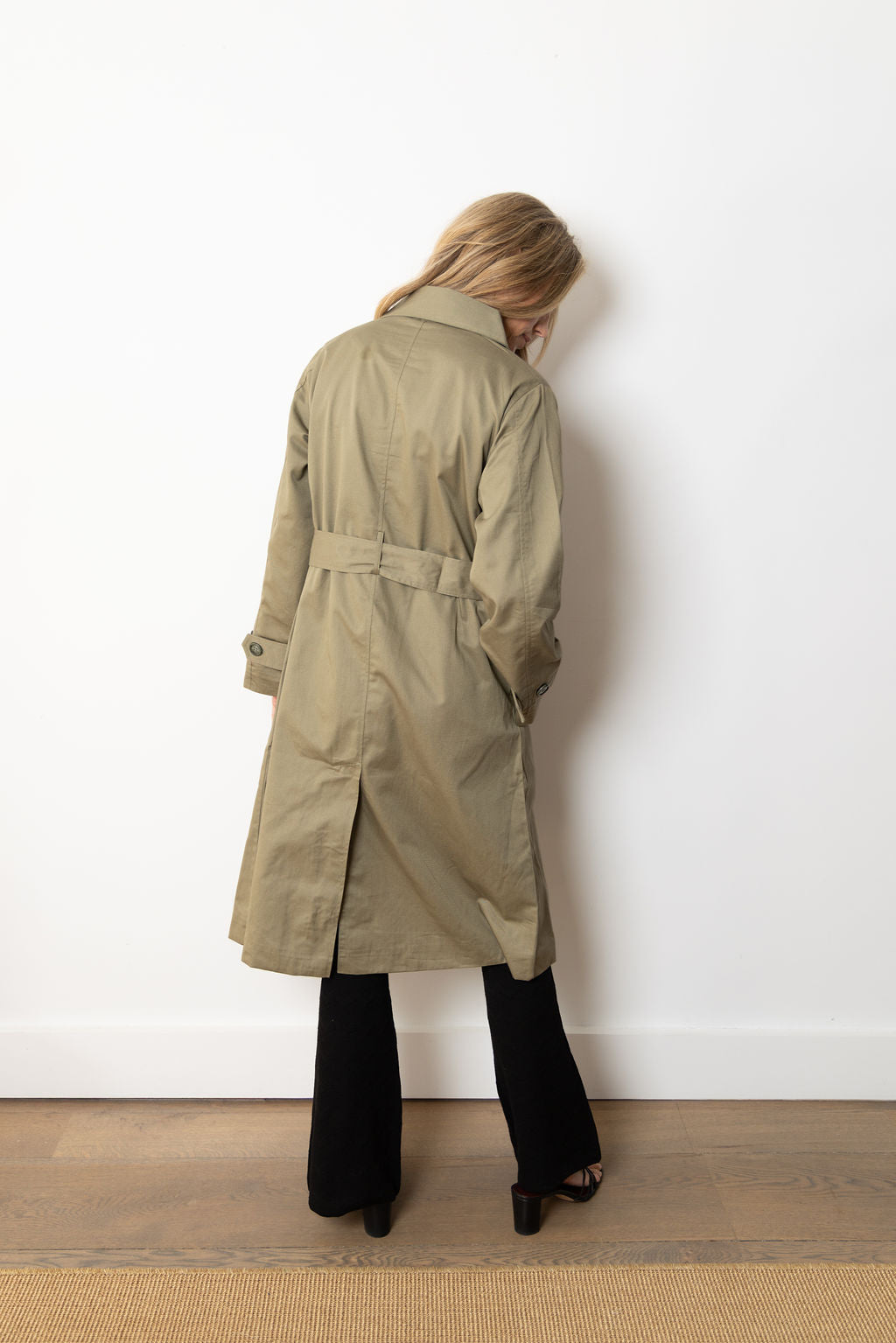 
                  
                    Noemi Trench Coat | Military
                  
                