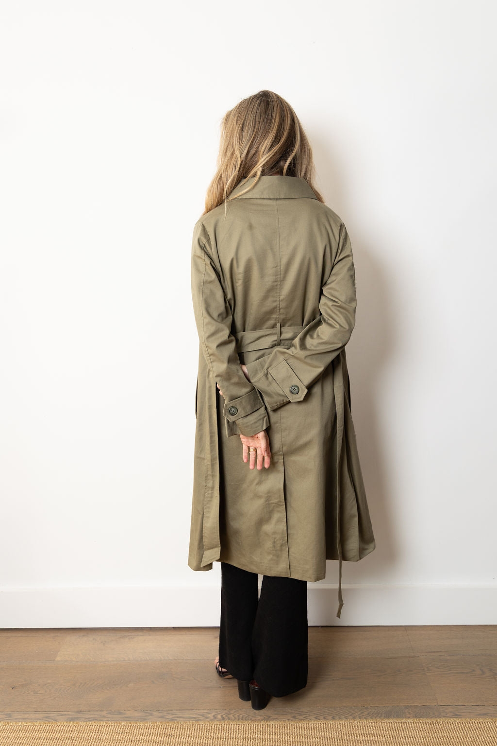
                  
                    Noemi Trench Coat | Military
                  
                