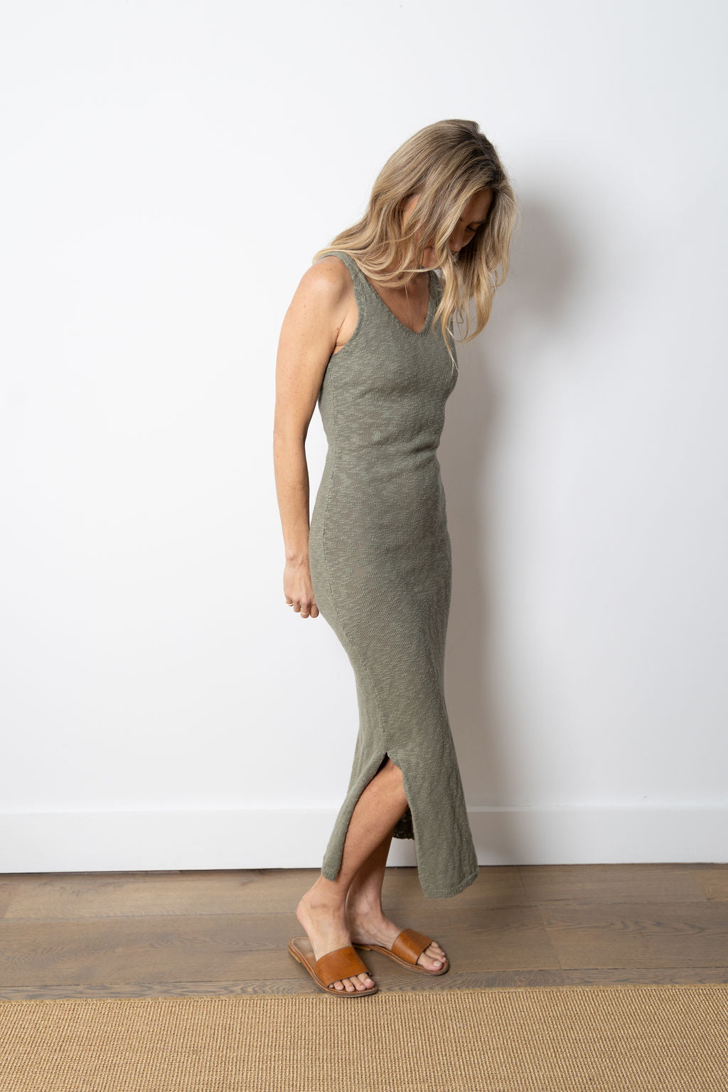 
                  
                    Julianne Tank Dress | Sage
                  
                