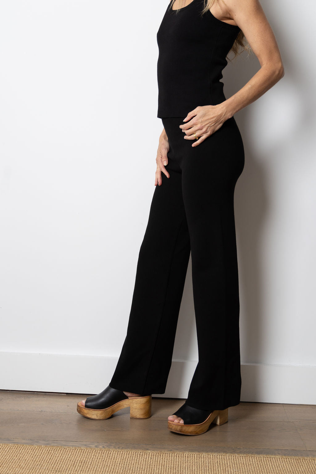 
                  
                    Paulette Knit Pant | Black
                  
                