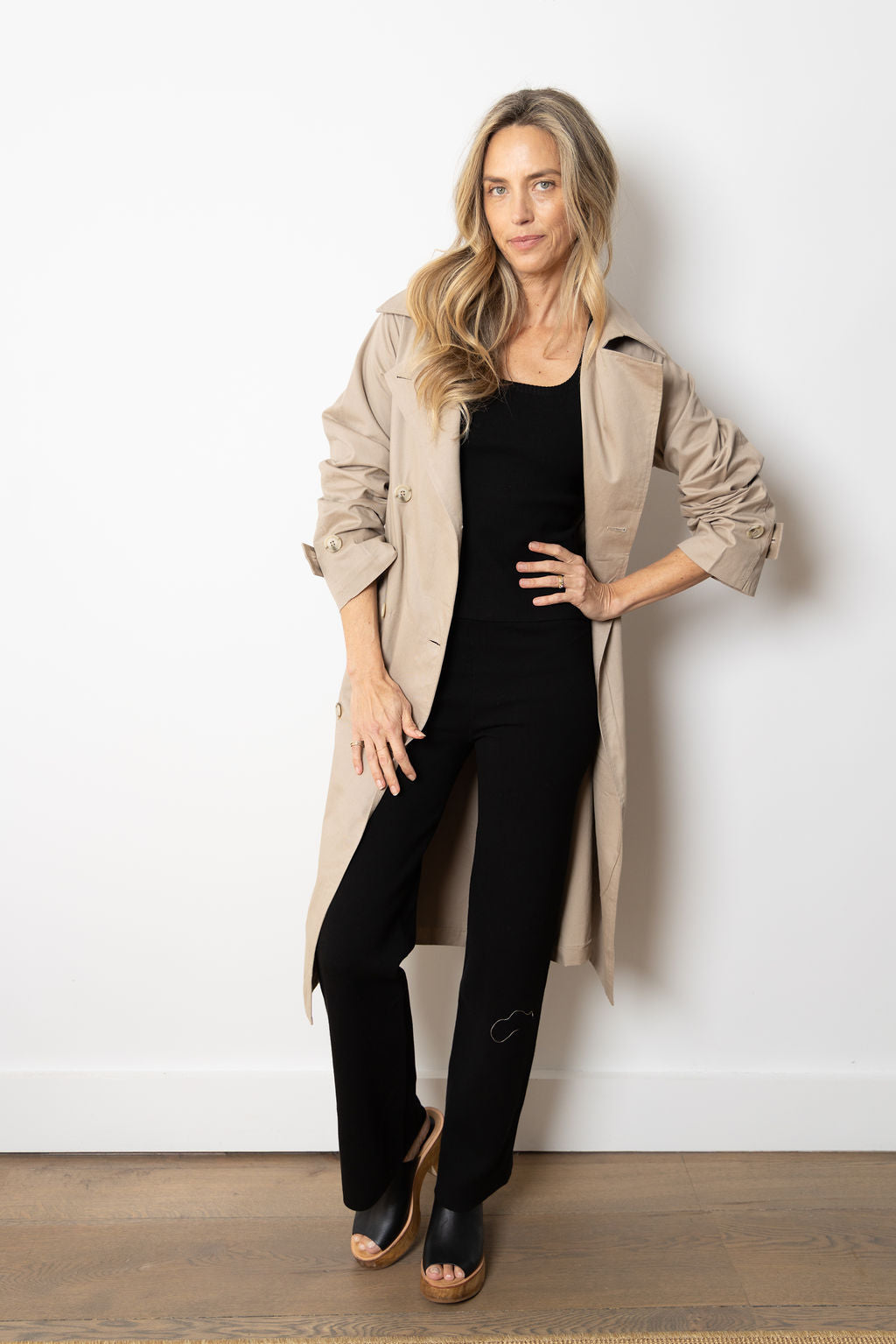 
                  
                    Noemi Trench Coat | Beige
                  
                