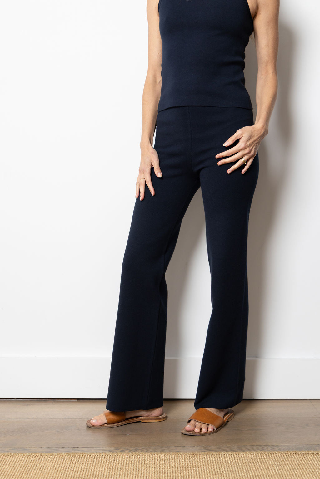
                  
                    Paulette Knit Pant | Navy
                  
                