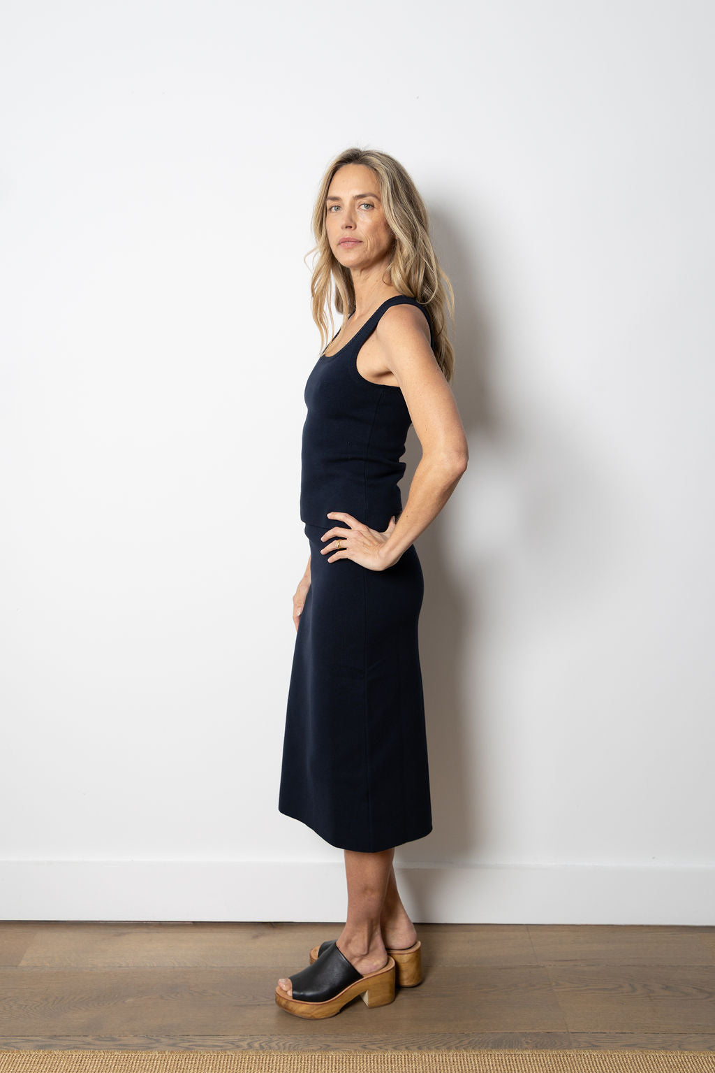 
                  
                    Mila Knit Skirt | Navy
                  
                