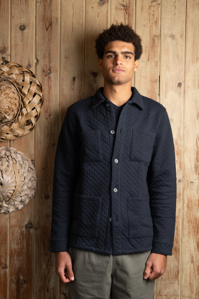 
                  
                    JAKE QUILTED JACKET I Navy
                  
                