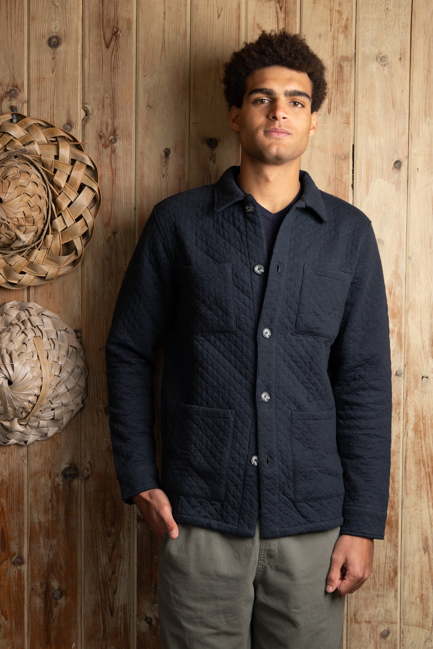
                  
                    JAKE QUILTED JACKET I Navy
                  
                