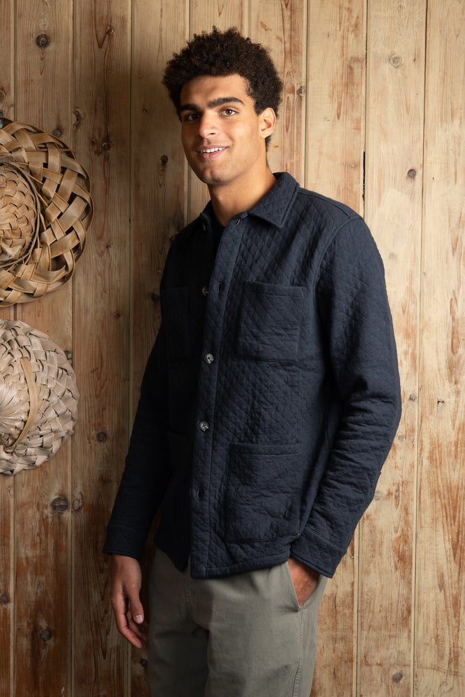 
                  
                    JAKE QUILTED JACKET I Navy
                  
                