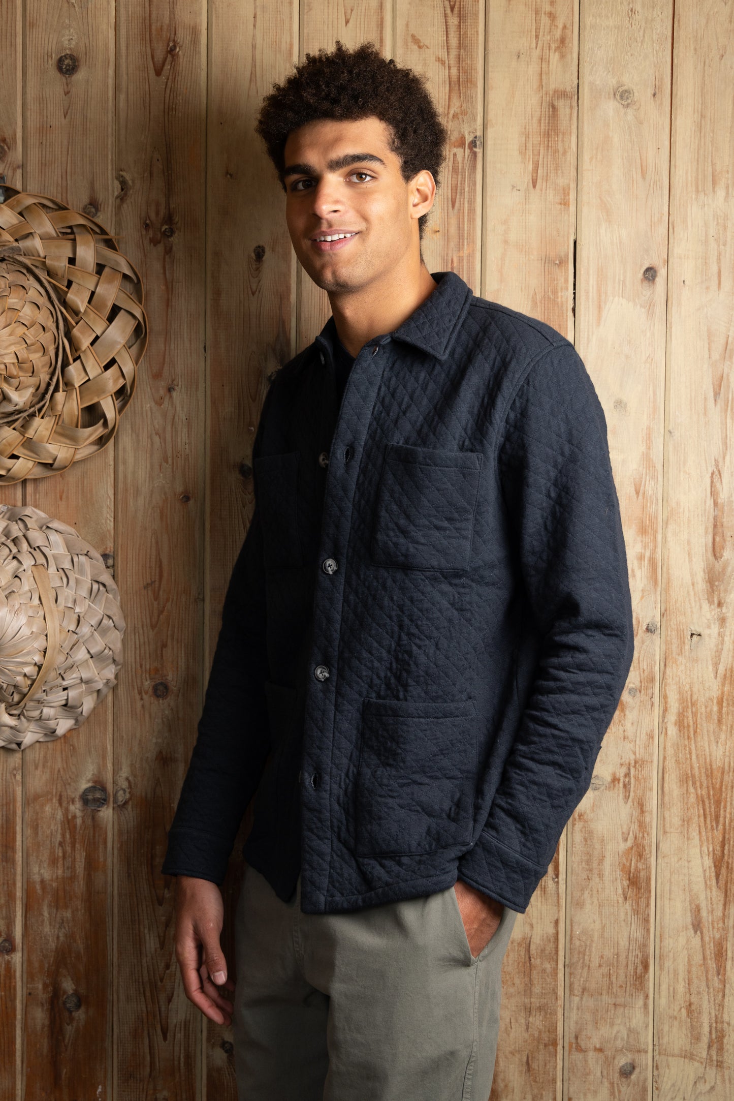 
                  
                    JAKE QUILTED JACKET I Navy
                  
                