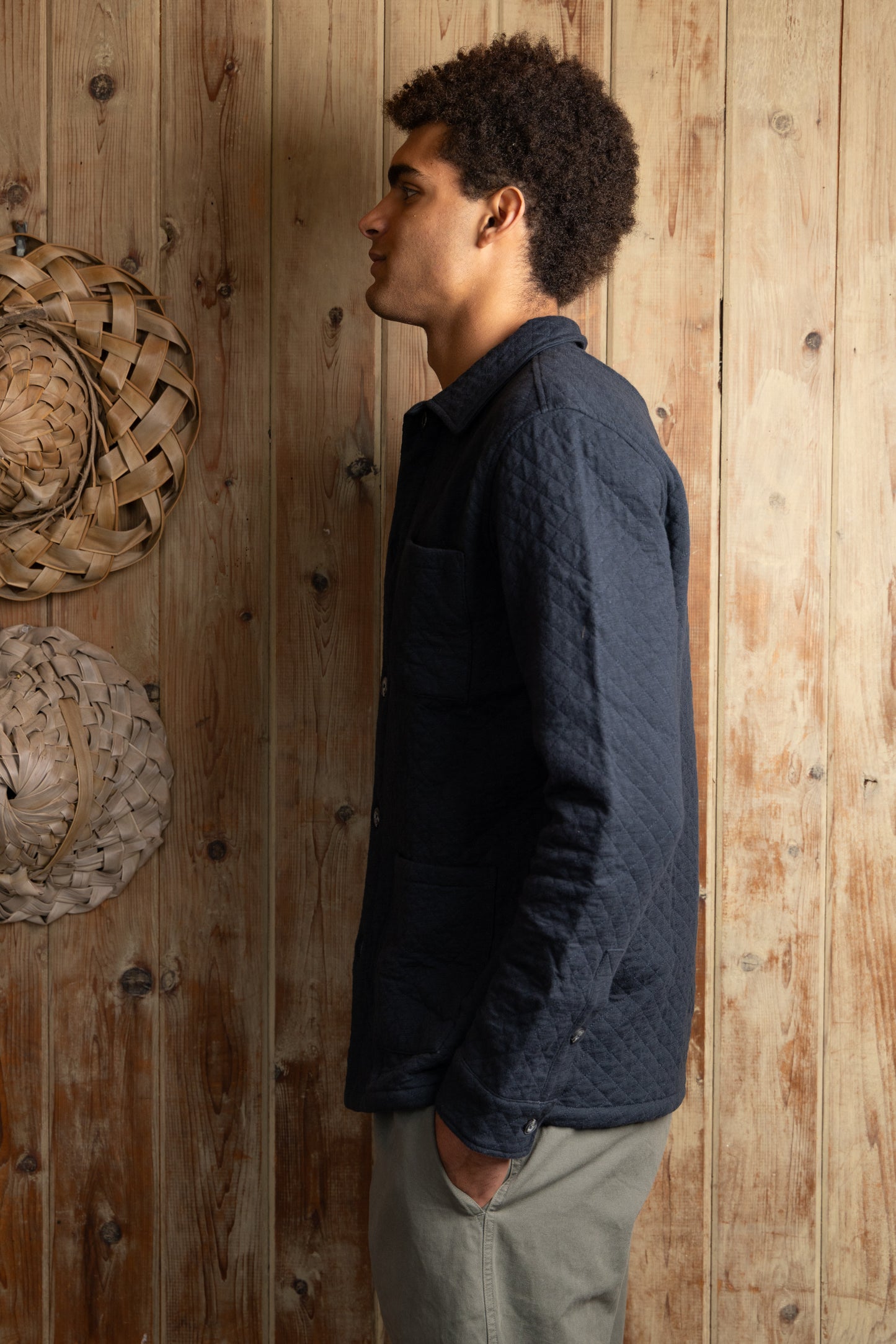 
                  
                    JAKE QUILTED JACKET I Navy
                  
                