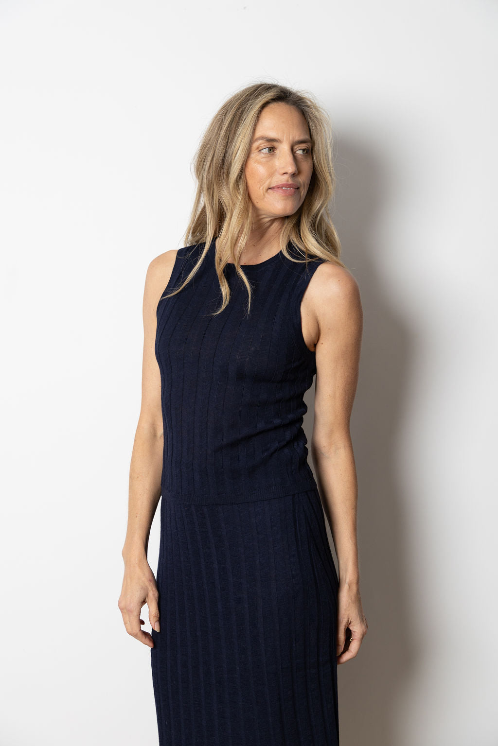 
                  
                    Caroline Tank | Navy
                  
                