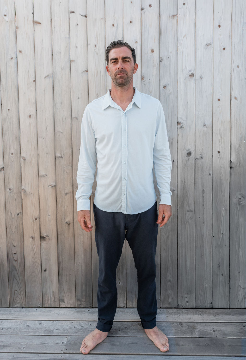 
                  
                    Kevin Shirt | Ultra Light Indigo
                  
                