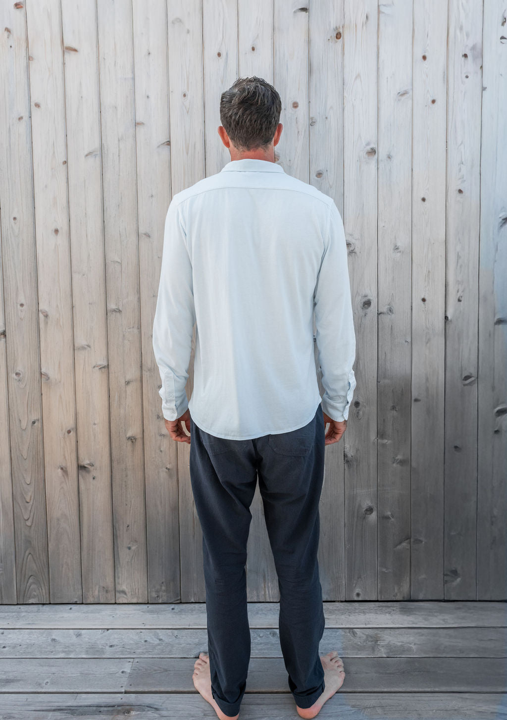 
                  
                    Kevin Shirt | Ultra Light Indigo
                  
                