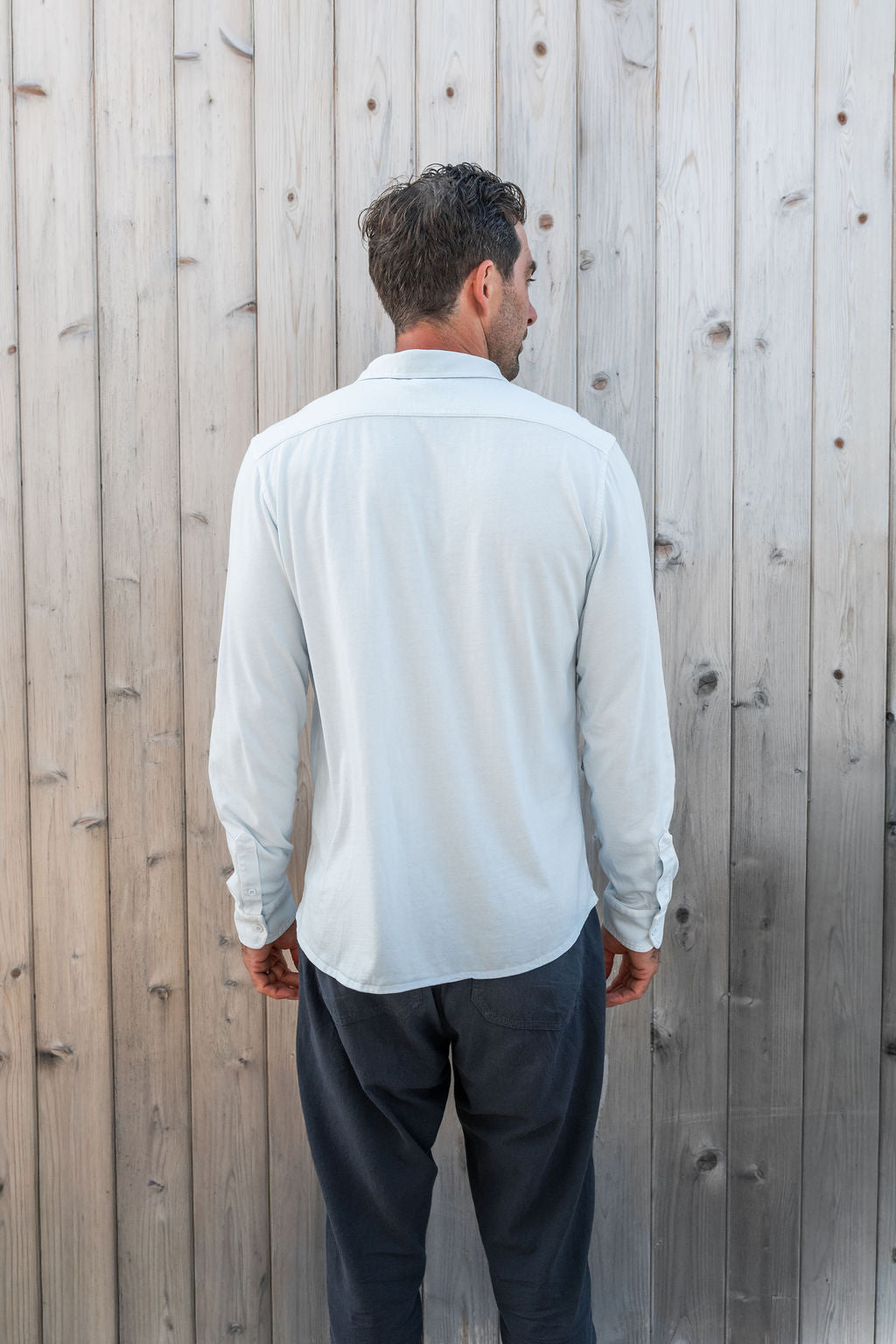 
                  
                    Kevin Shirt | Ultra Light Indigo
                  
                