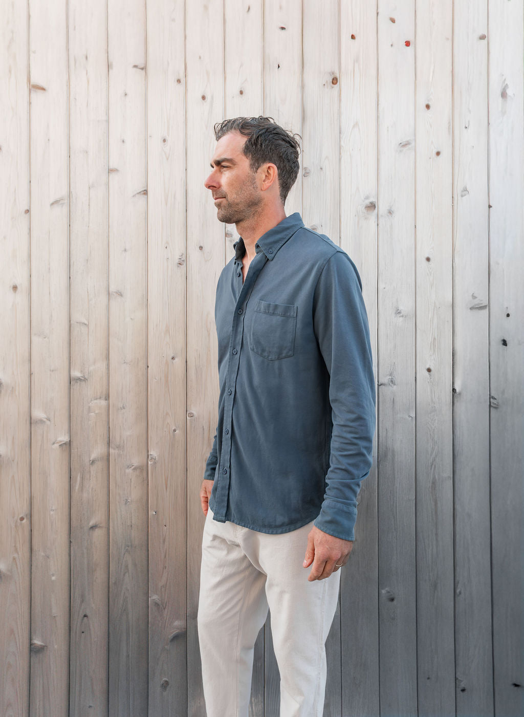 
                  
                    Lars Shirt | Ocean
                  
                