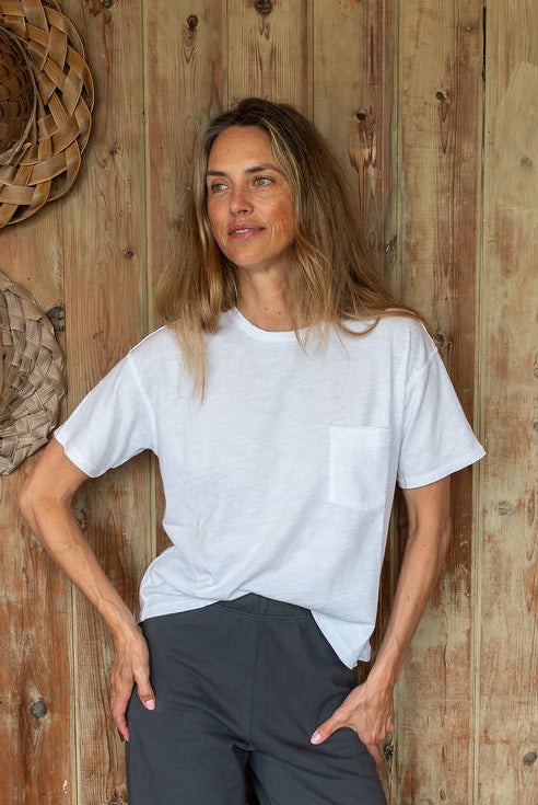 
                  
                    Gianpaola Pocket Tee | White
                  
                