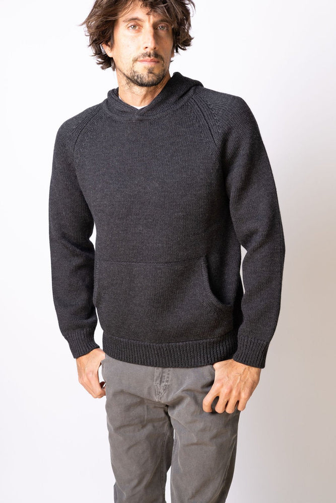 
                  
                    CHRISTOPHER SWEATER HOODIE | Charcoal
                  
                